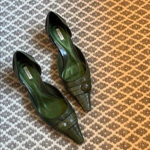Garolimi green heels